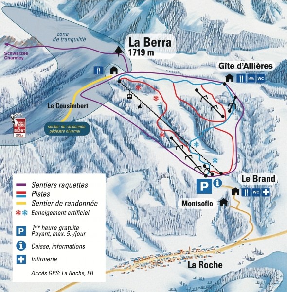 Plan des pistes